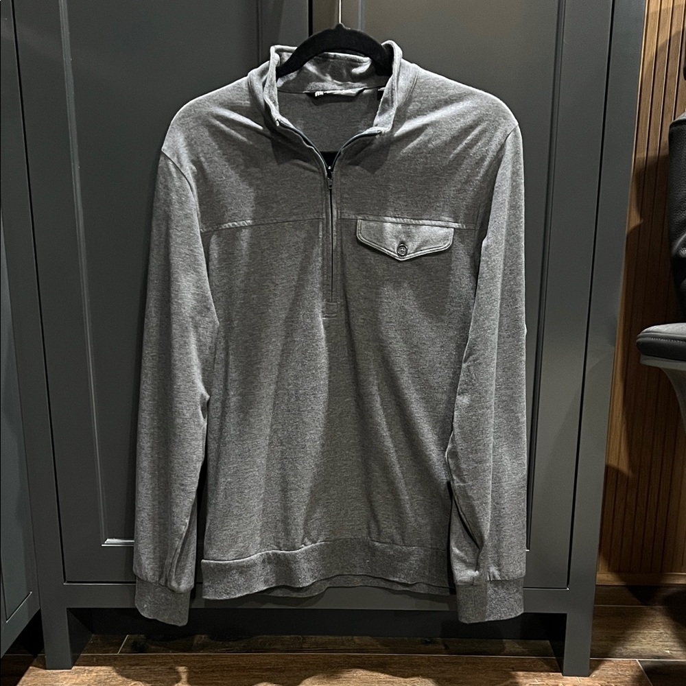 Travis Mathew Gray Zip Up Sweater